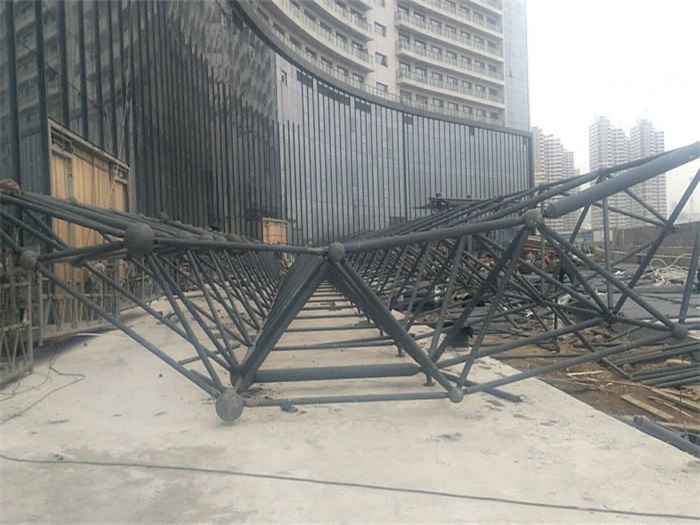延安万豪酒店雨棚网架